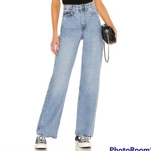 Dr. Denim Echo Wide Leg Jean in Blue Jay